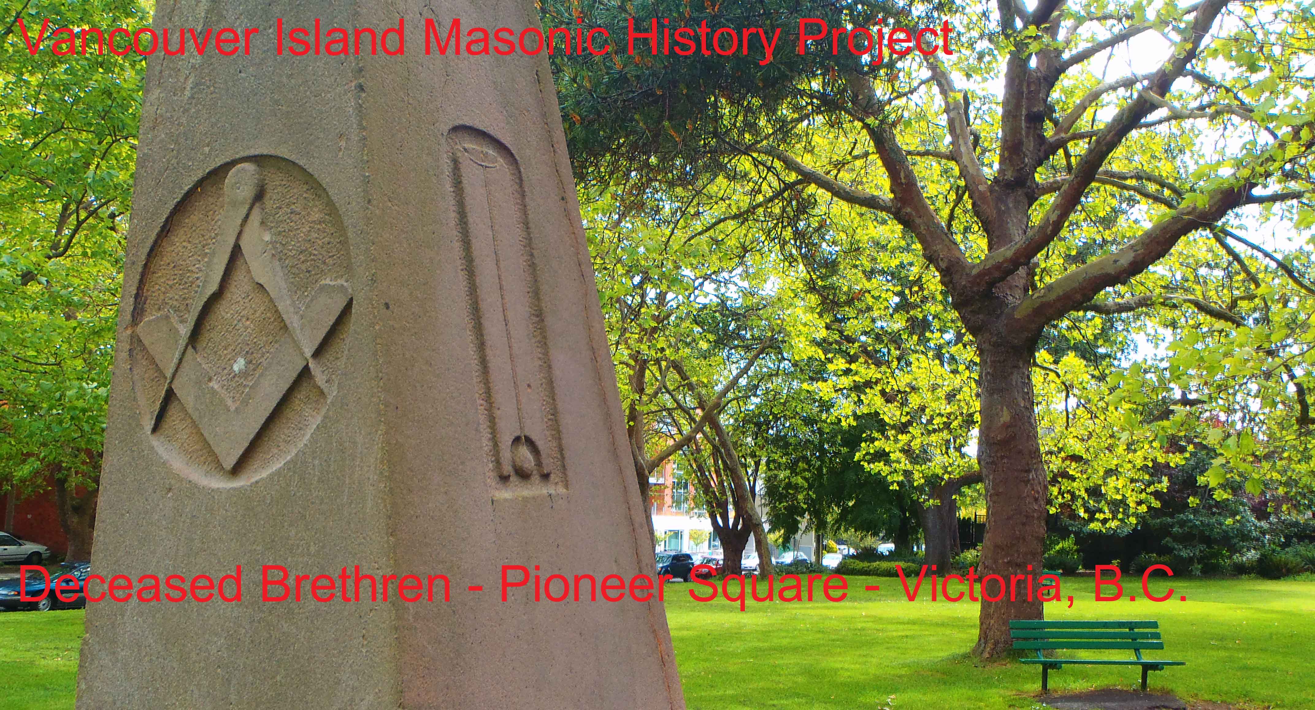 Pioneer Square, Victoiria, B.C.-Masonic Interments-Brother George Pearkes